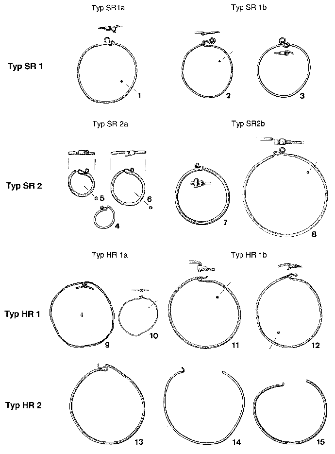 Rita Hannig, S-Schleifenringe in frhmittelalterlichen Grberfeldern Nordostbayerns, S. 183, Abb. 1