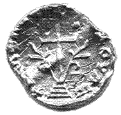 Vorderseite eines byzantinischen Siegels vom Kasendorfer Turmberg, 10. Jhdt.